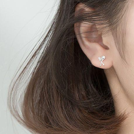Sunny - Shine Up Egg Breakfast Funny Stud Earrings
