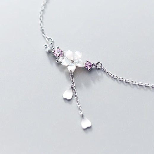 Cherry Blossom Pendant Necklace