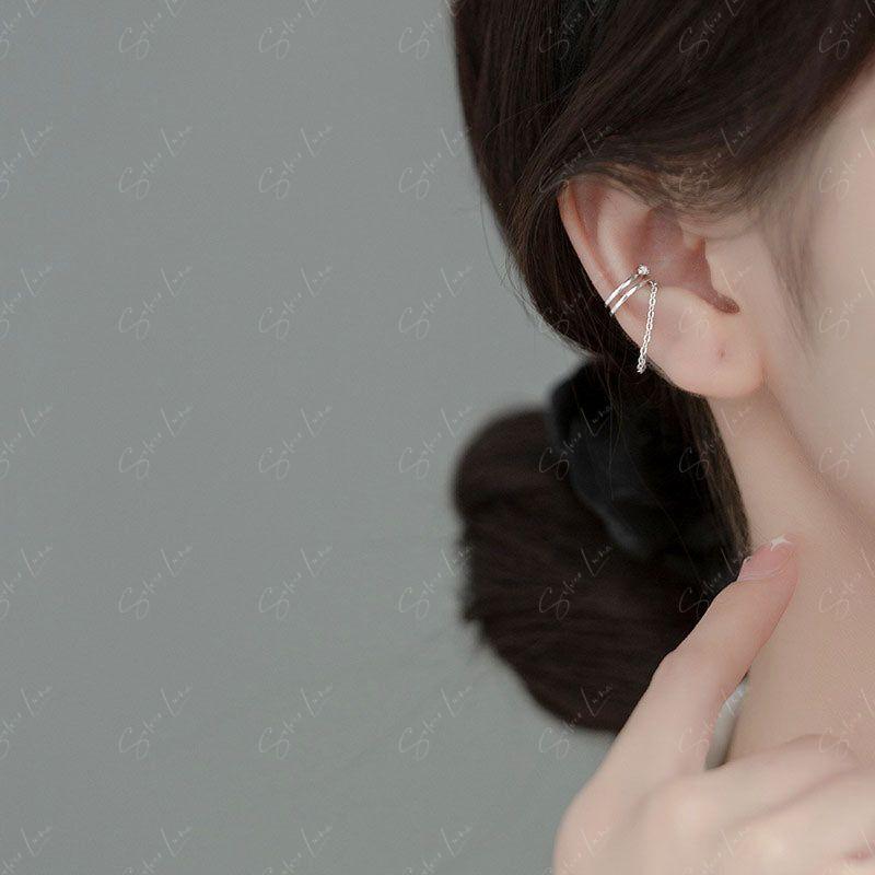 Non Piercing Ear Cuffs With Chain
