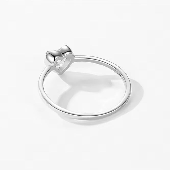 Valentine heart promise ring