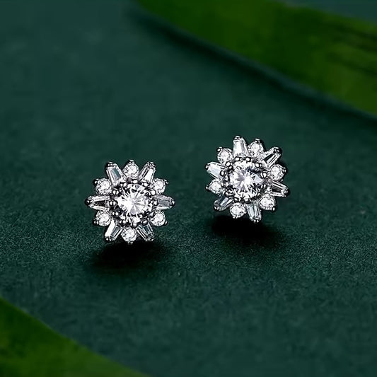 sterling silver stud earrings