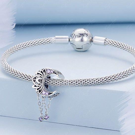 crescent moon pendant charm