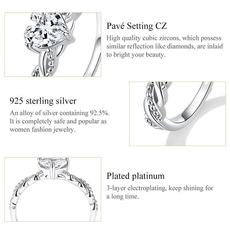 Valentine Heart Promise Engagement Ring