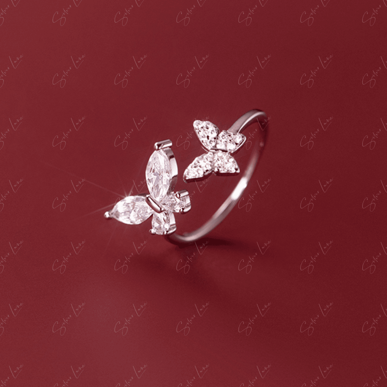 butterfly adjustable ring