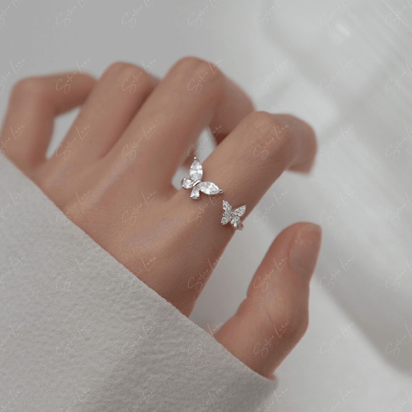 butterfly adjustable ring