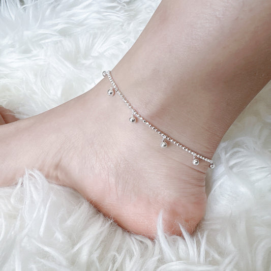 ball charm anklet