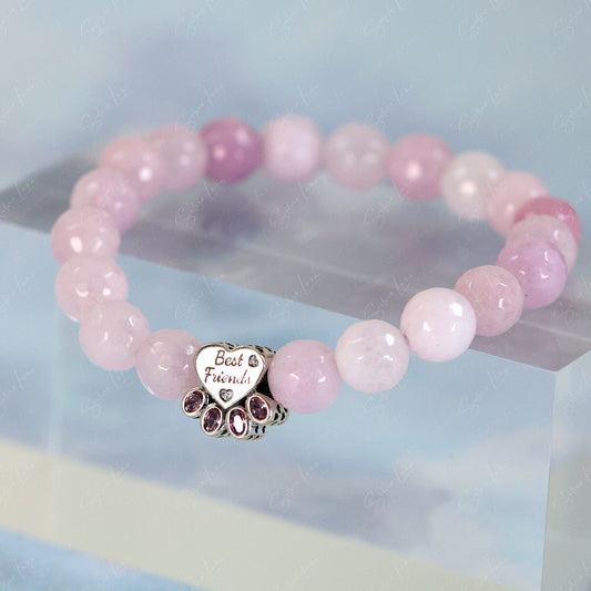 paw charm beaded bracelet