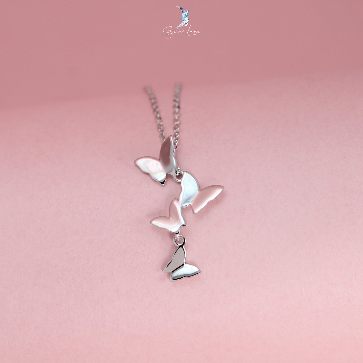 Butterflies Pendant Necklace