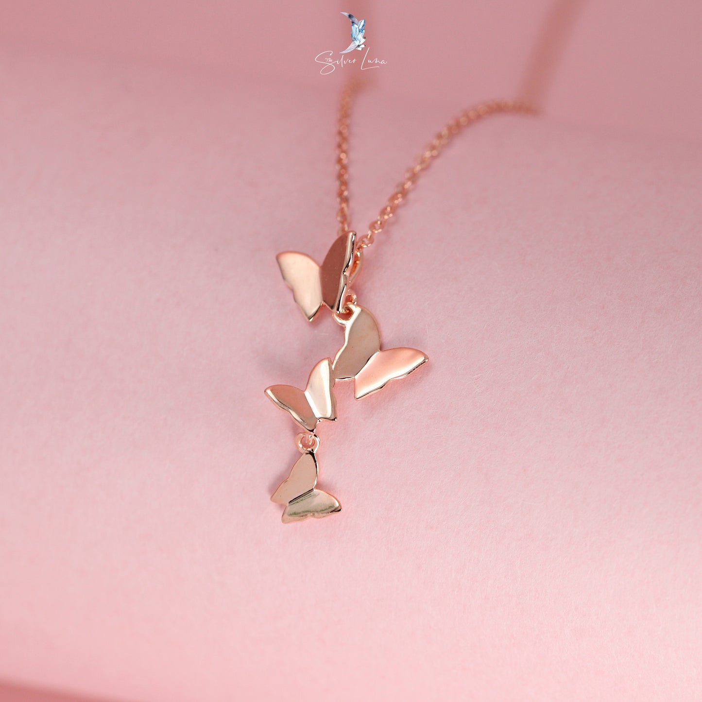 Butterflies Pendant Necklace