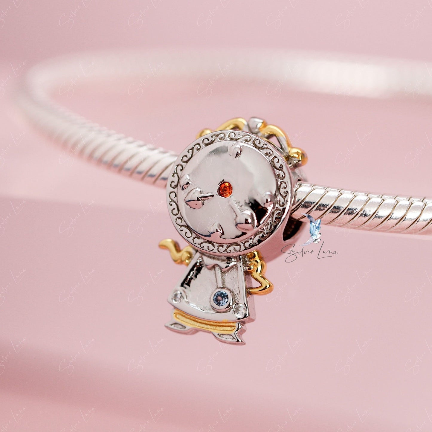 magic clock bead charm