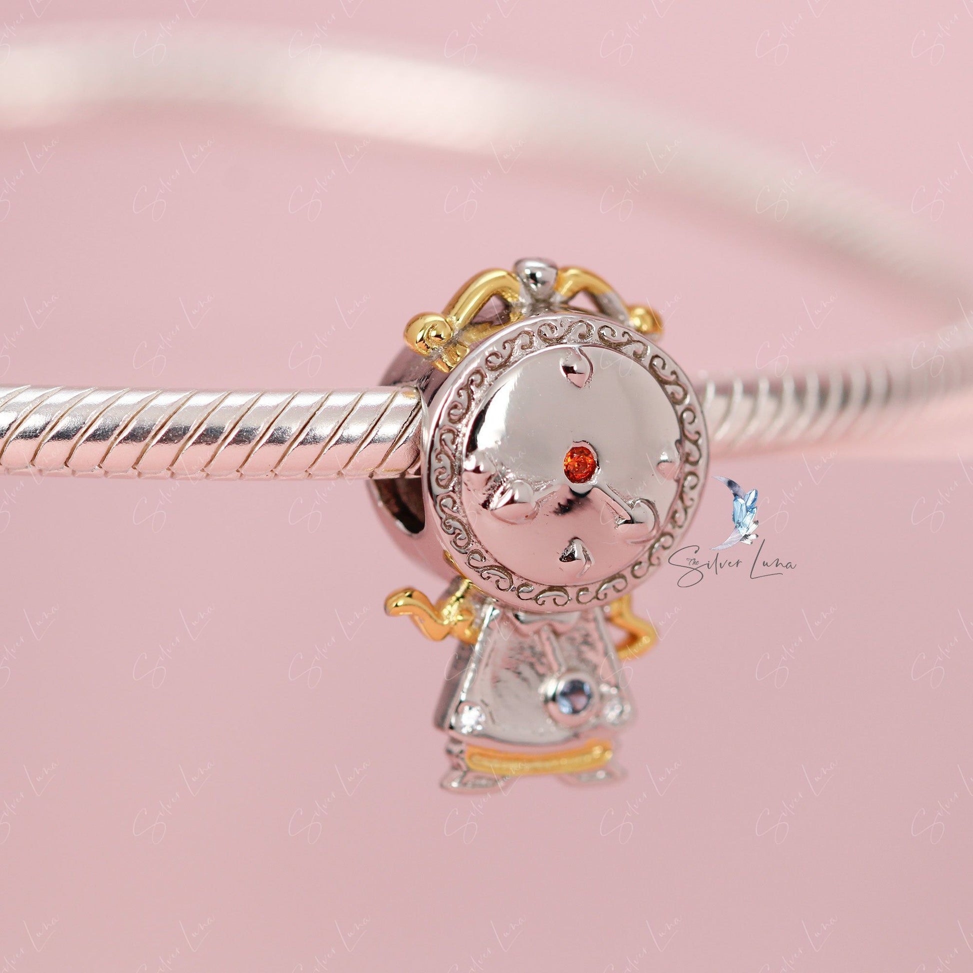 fantasy clock bead charm