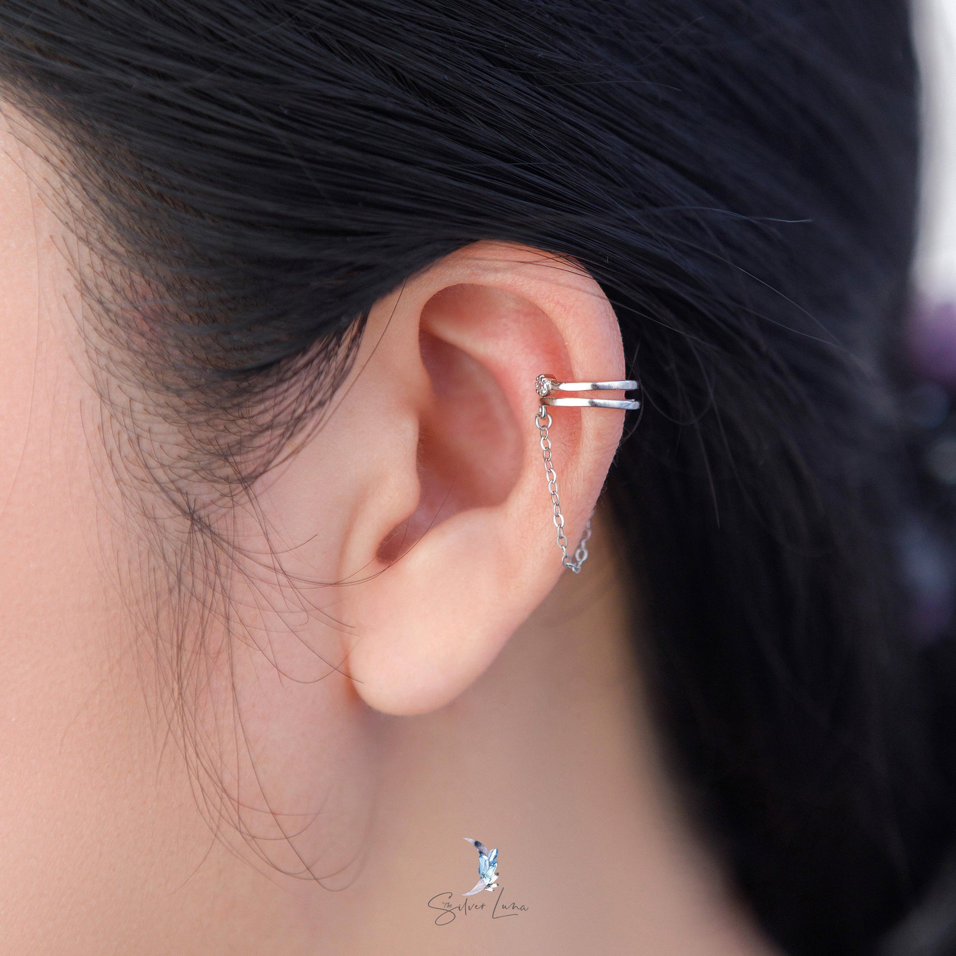 ear cuffs with chain