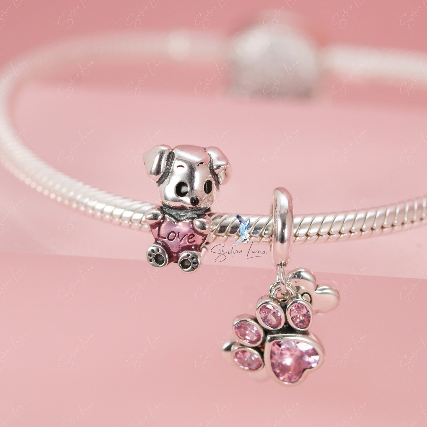 paw charm for bracelet