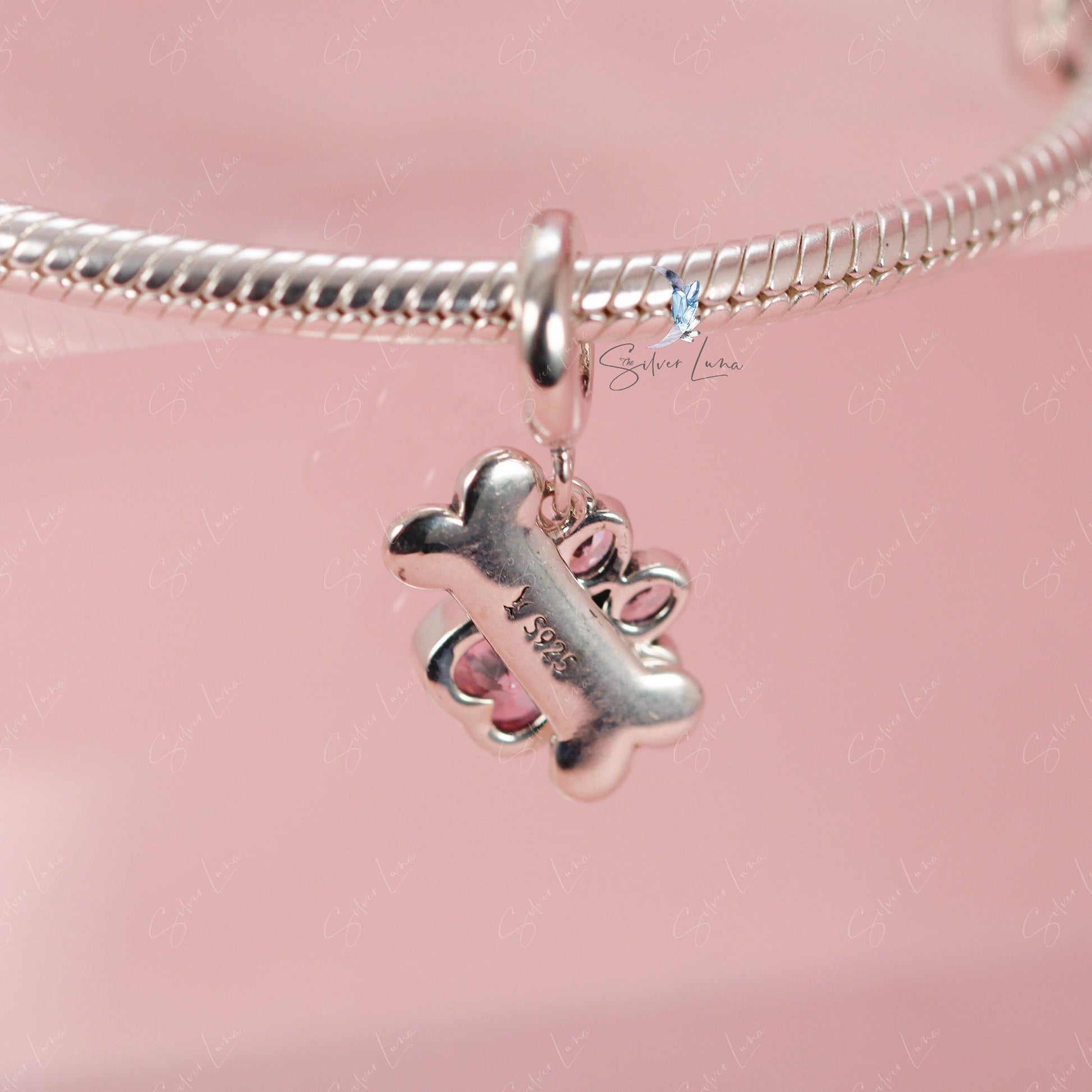 paw charm bracelet