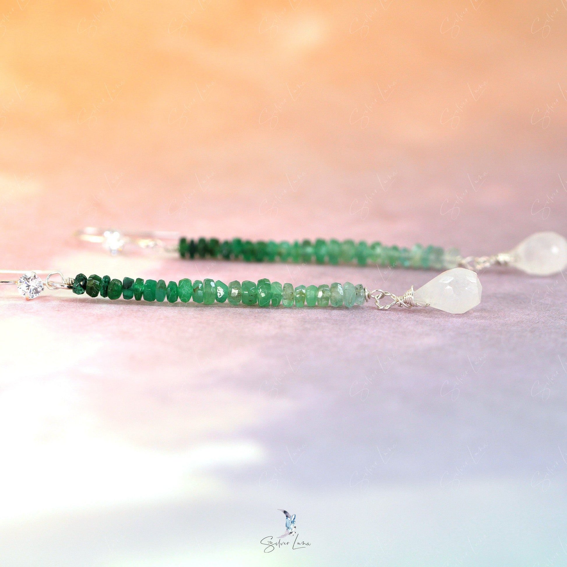 emerald earrings