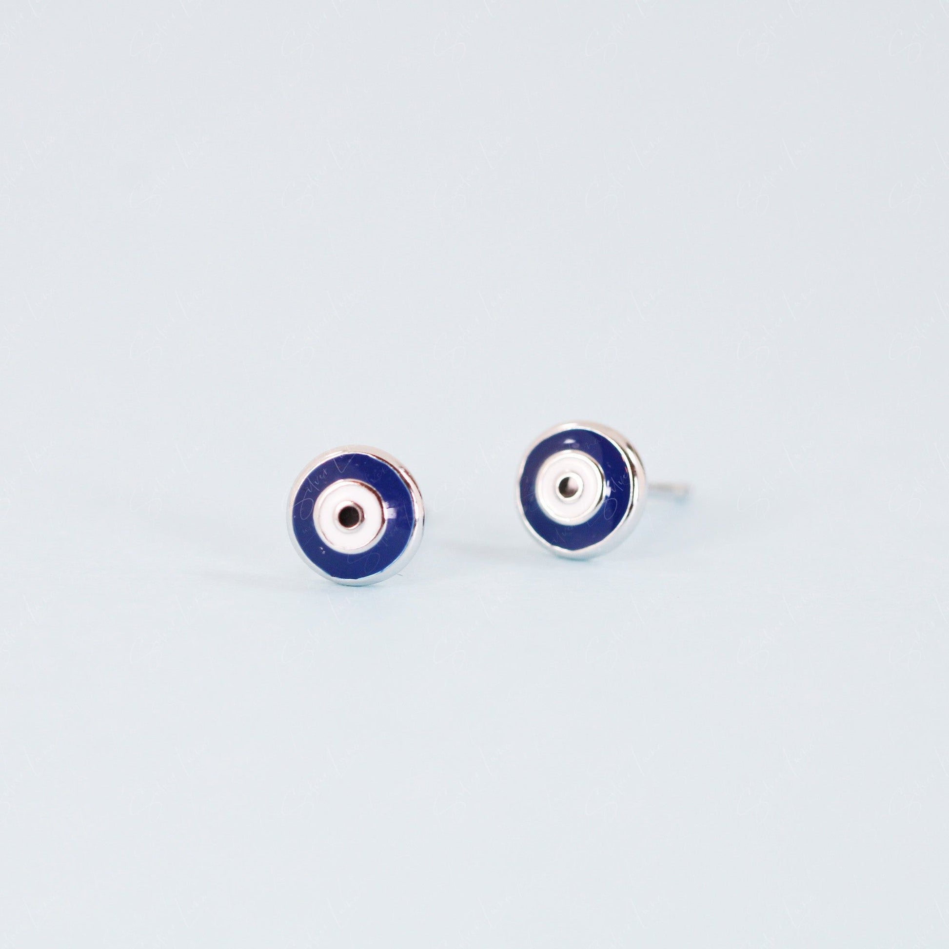 evil eye stud earrings