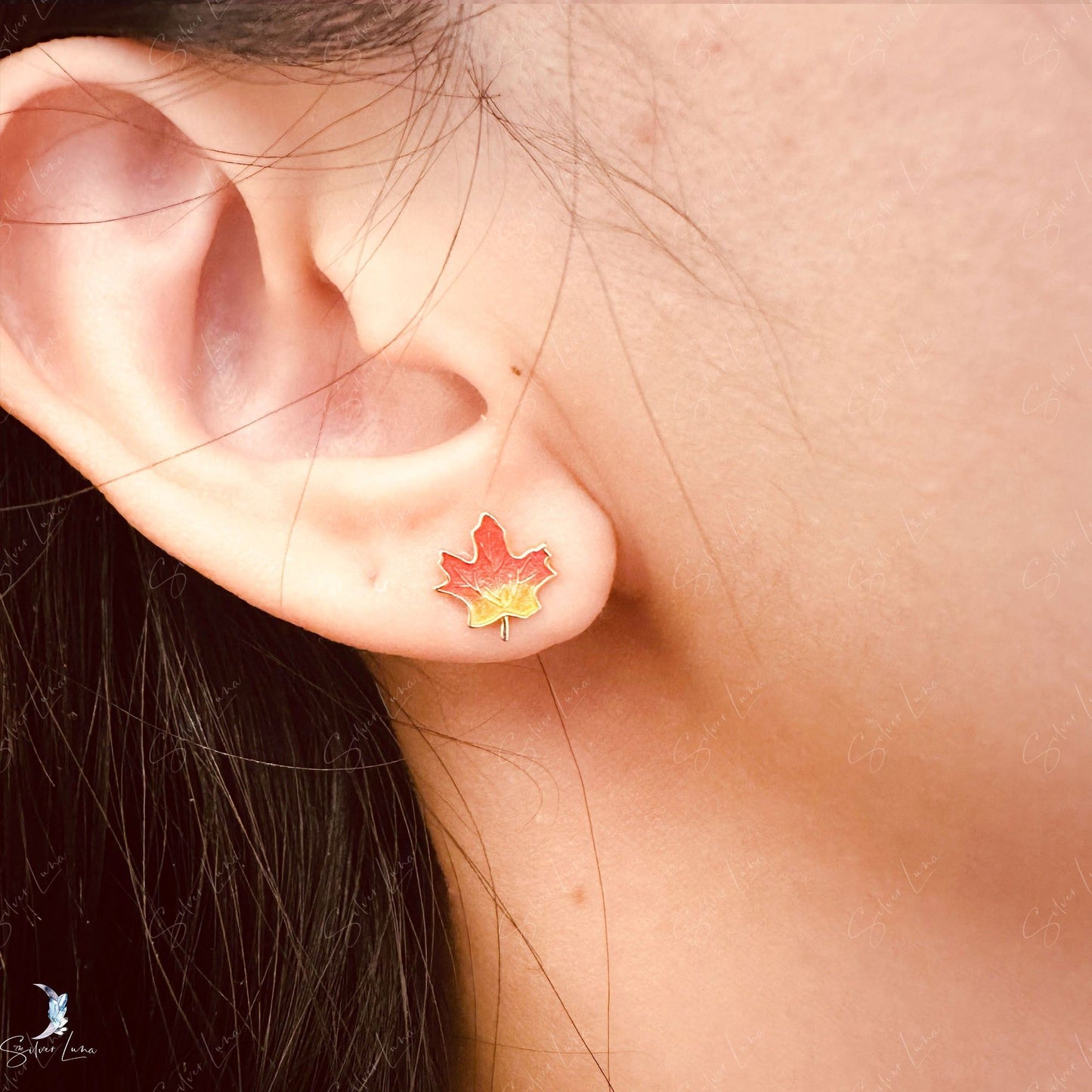 fall leaves earrings