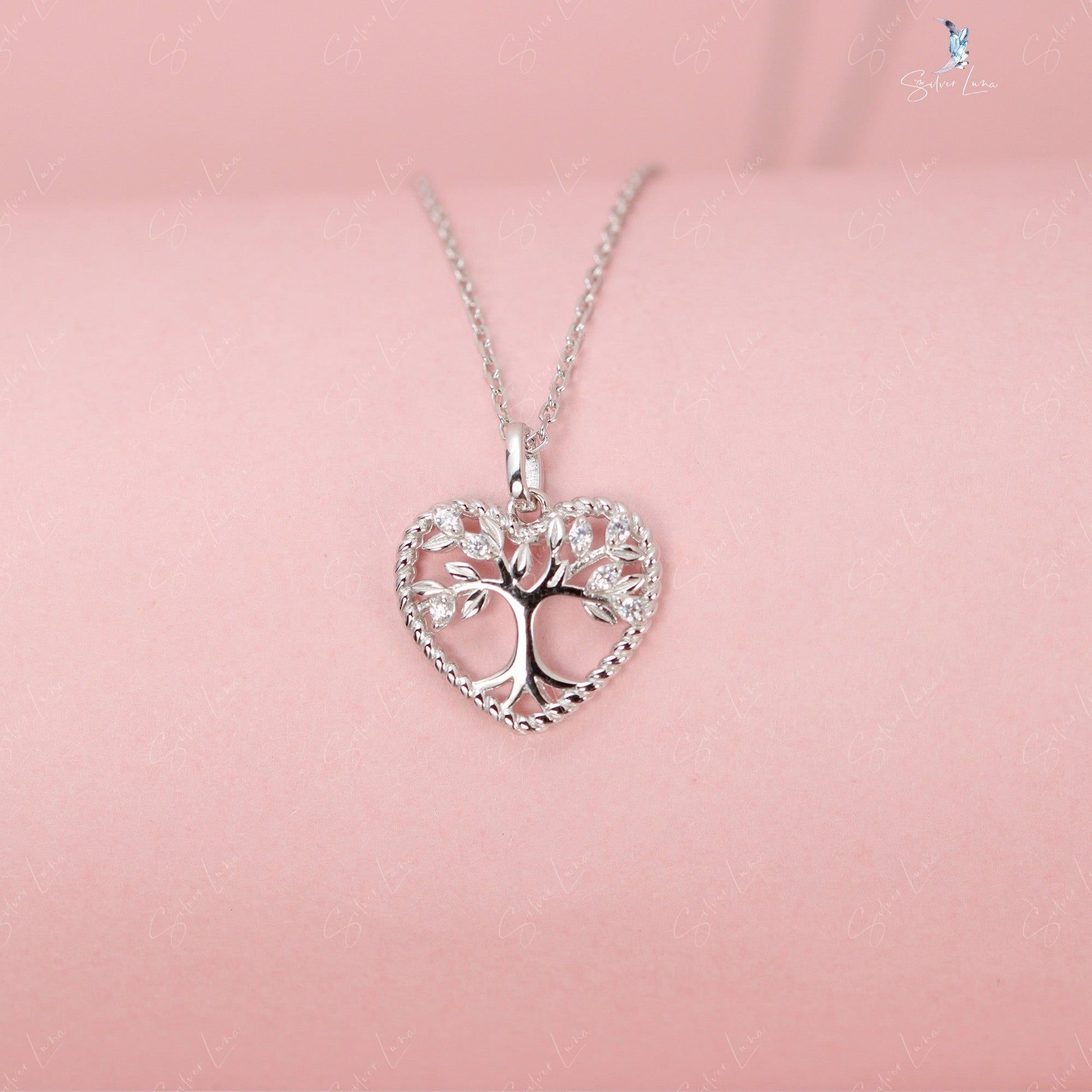 family tree pendant necklace