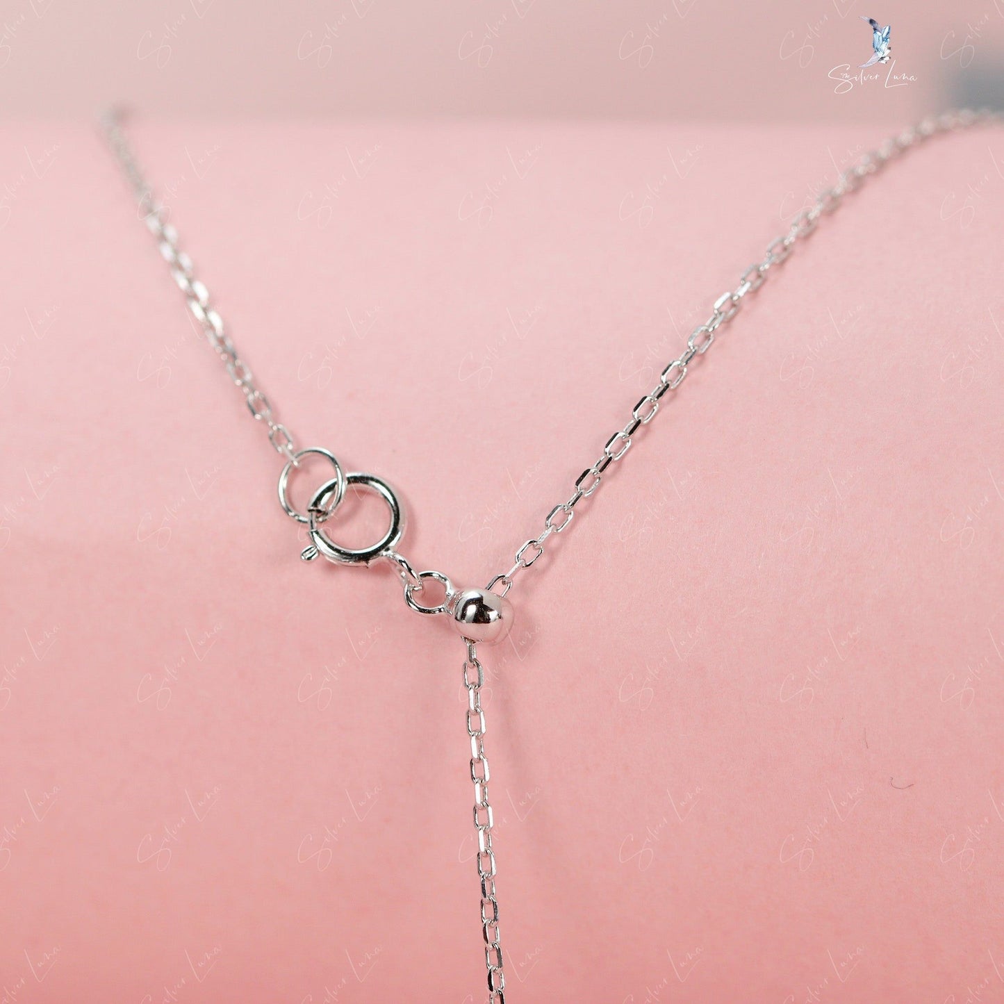 Family tree heart pendant necklace in sterling silver