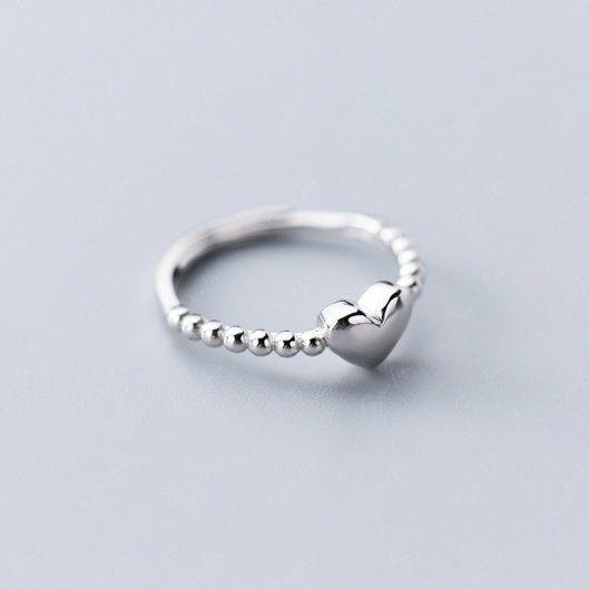 Heart Shape Statement Adjustable Ring