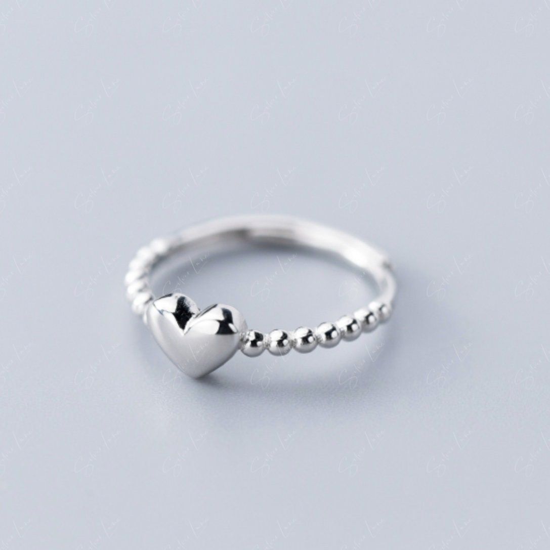 Heart Shape Statement Adjustable Ring