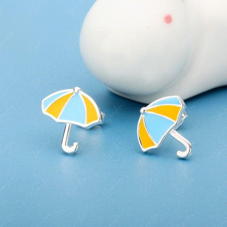 umbrella stud earrings