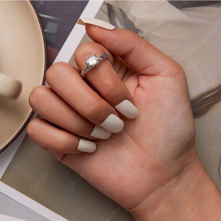 Valentine Heart Promise Engagement Ring