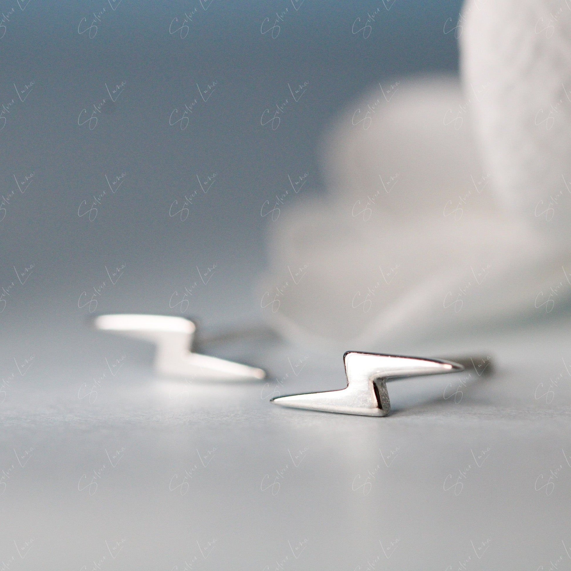 silver stud earrings
