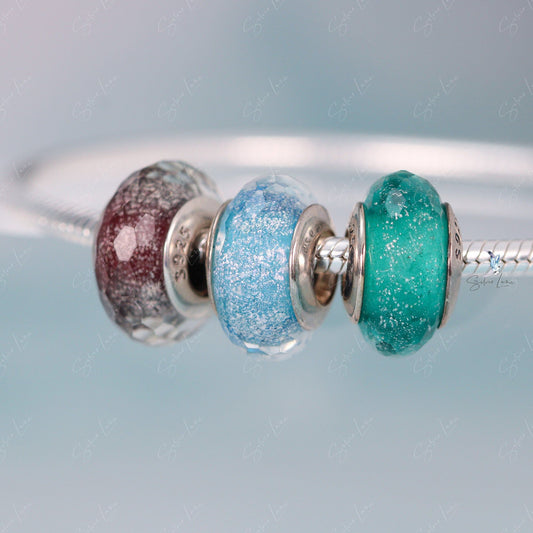 murano glass bead charm