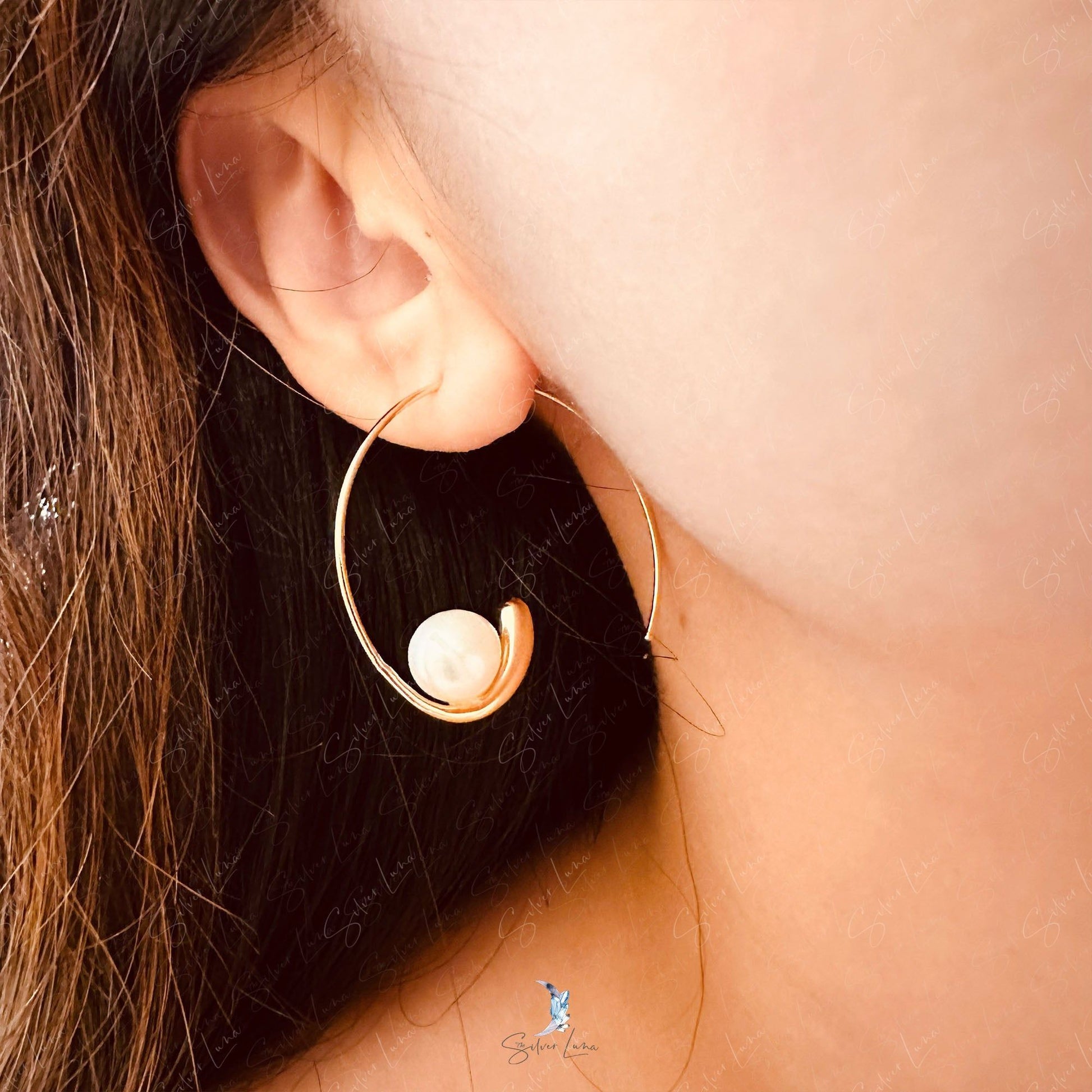 freshwater pearl earrings