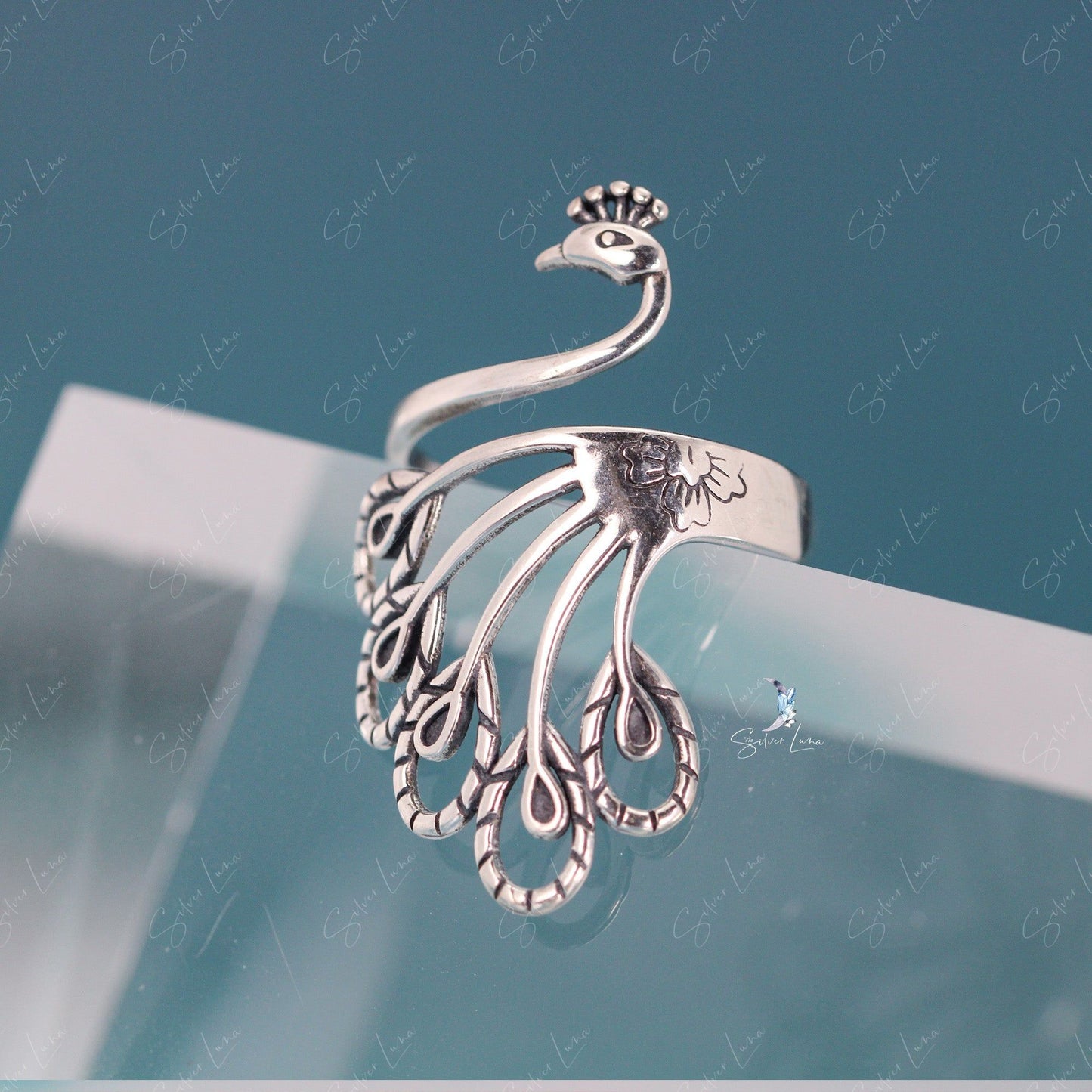 phoenix silver ring