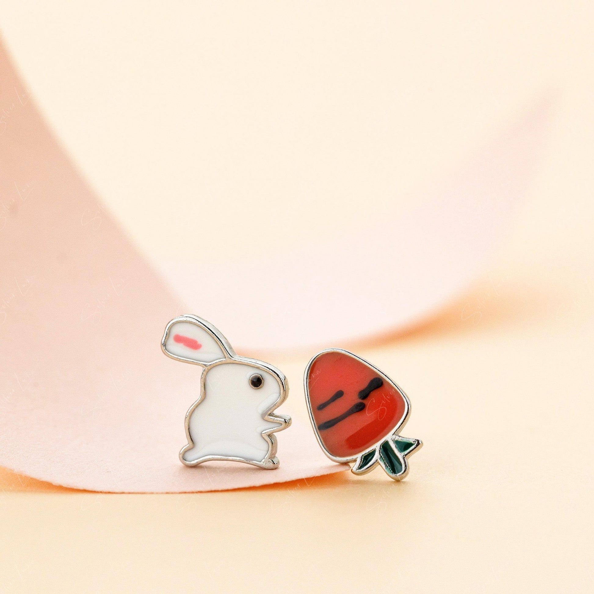 easter rabbit bunny earrings
