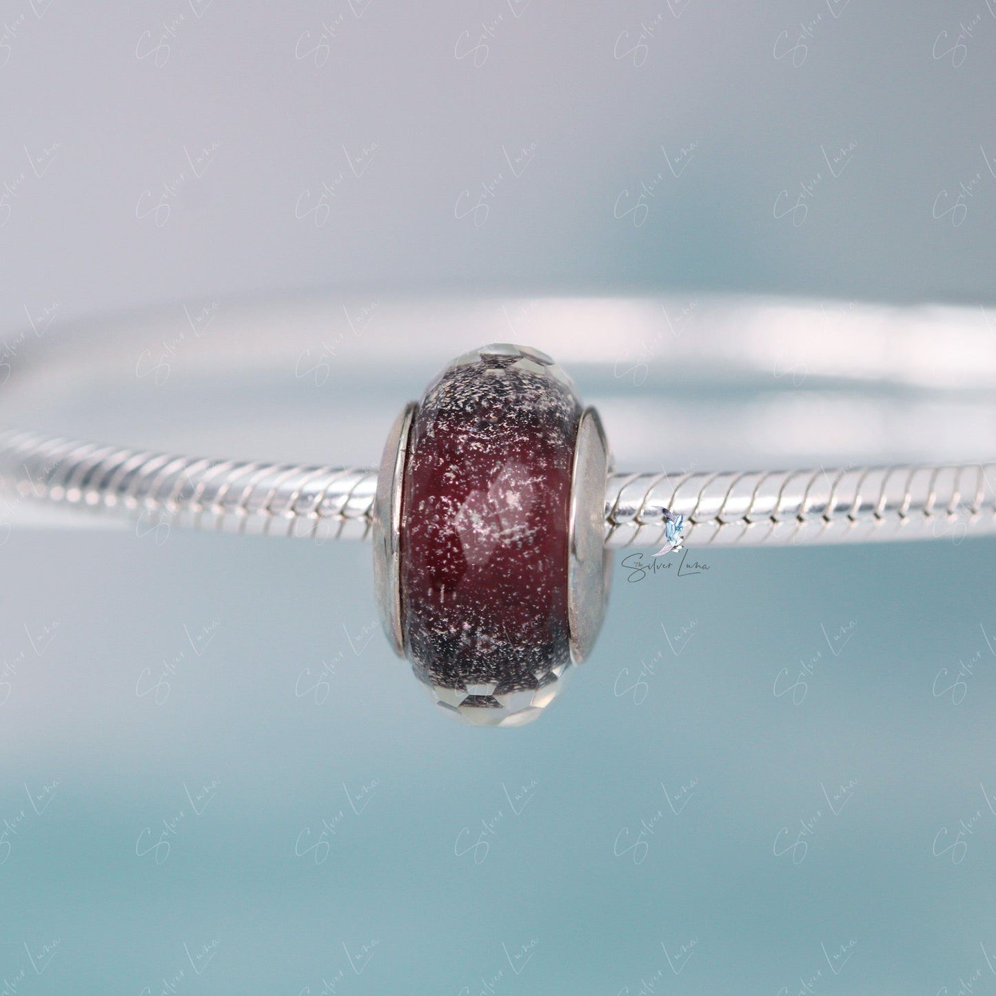murano glass bead charm