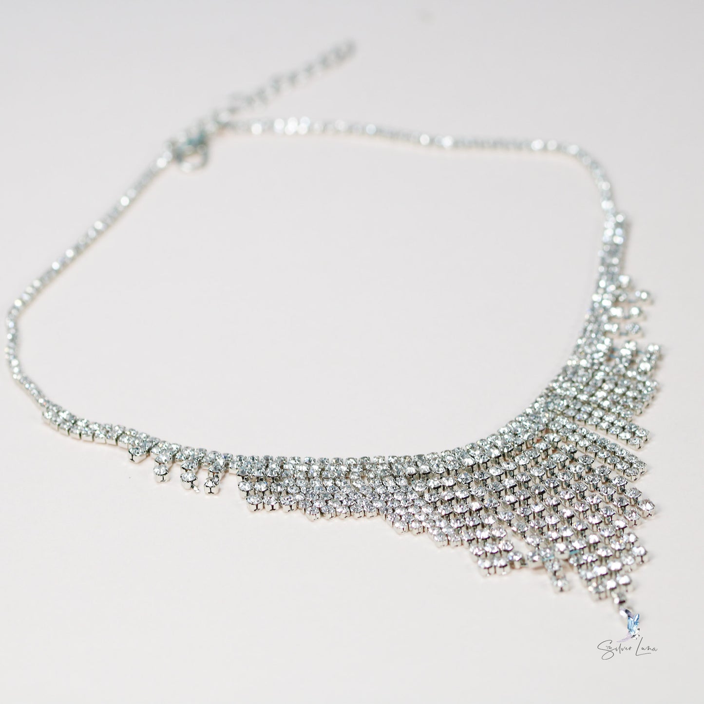fashion rhinestone bridal choker