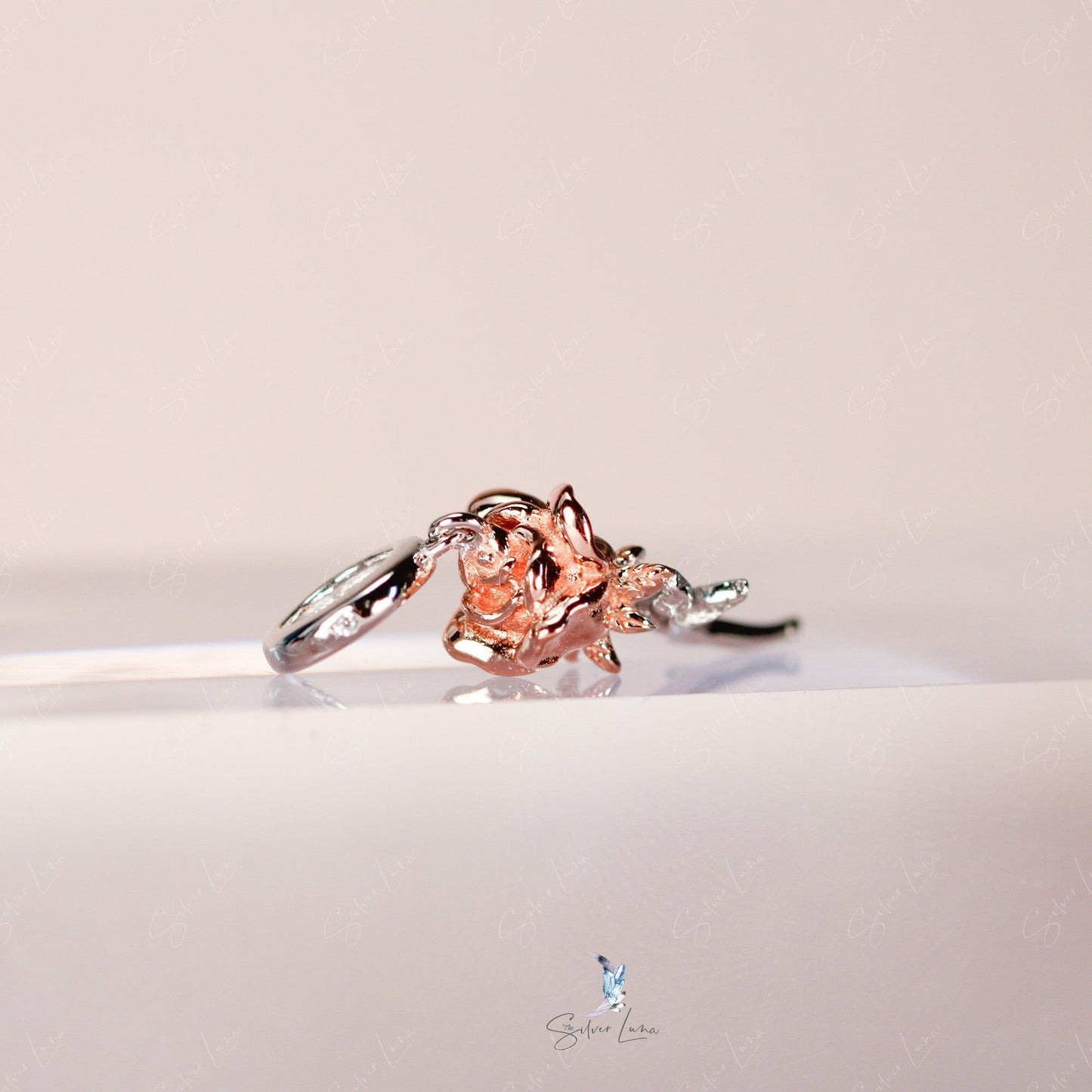 Sweat Rose Pendant Charm