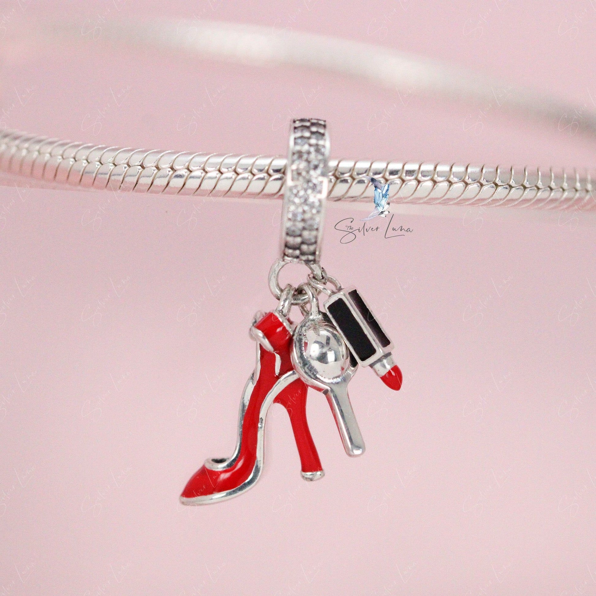 shoe pendant charm
