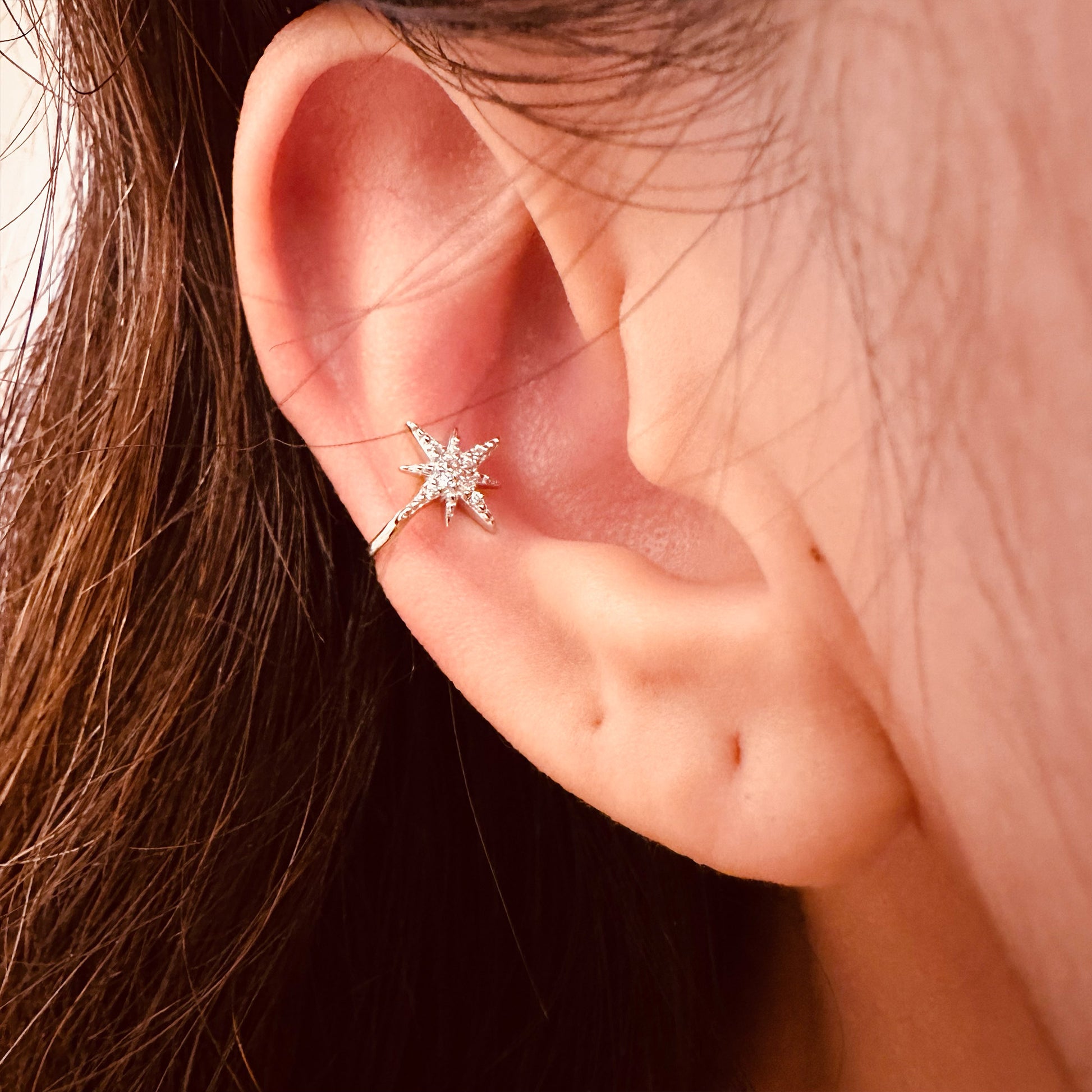 starbursts non piercing ear cuffs