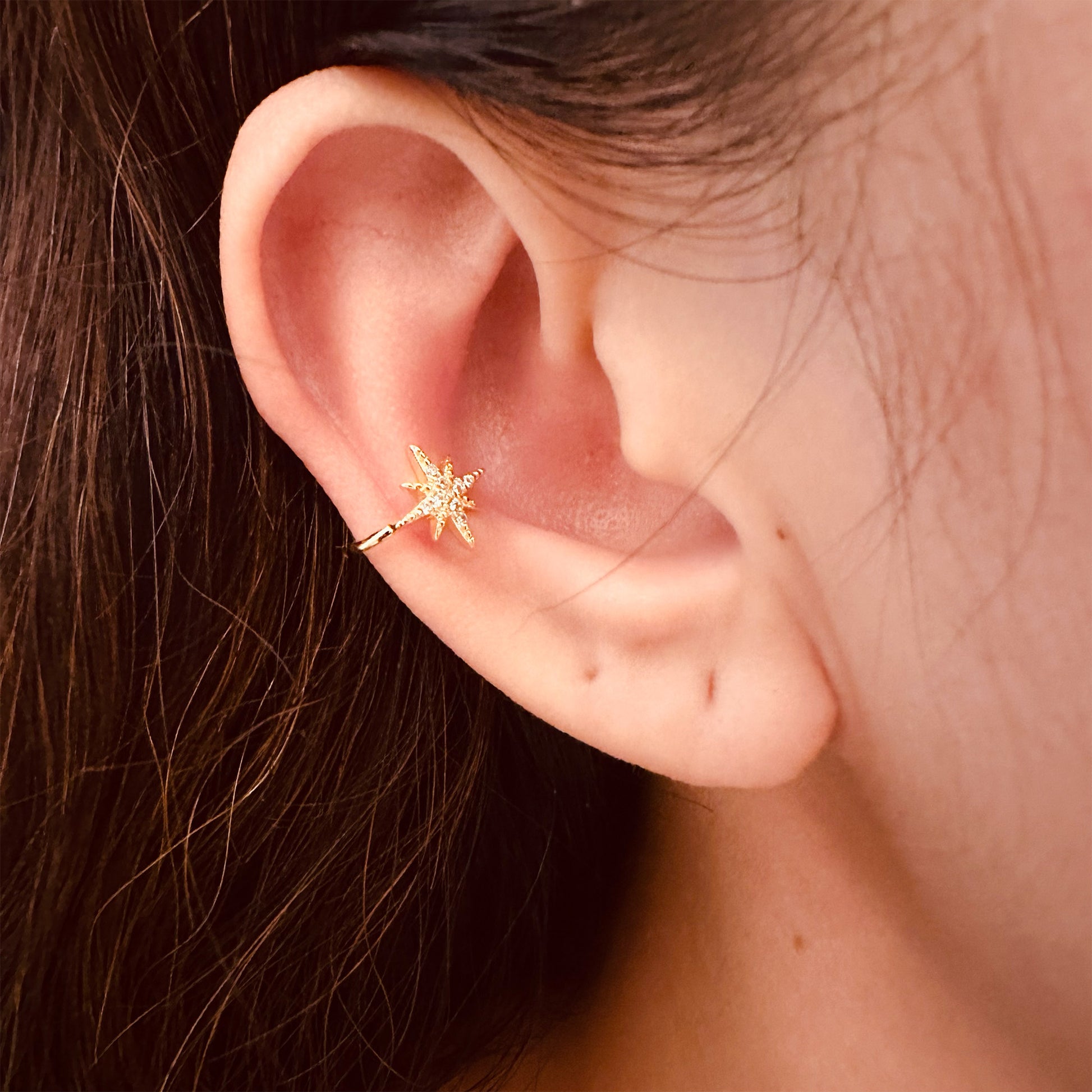 starbursts non piercing ear cuffs