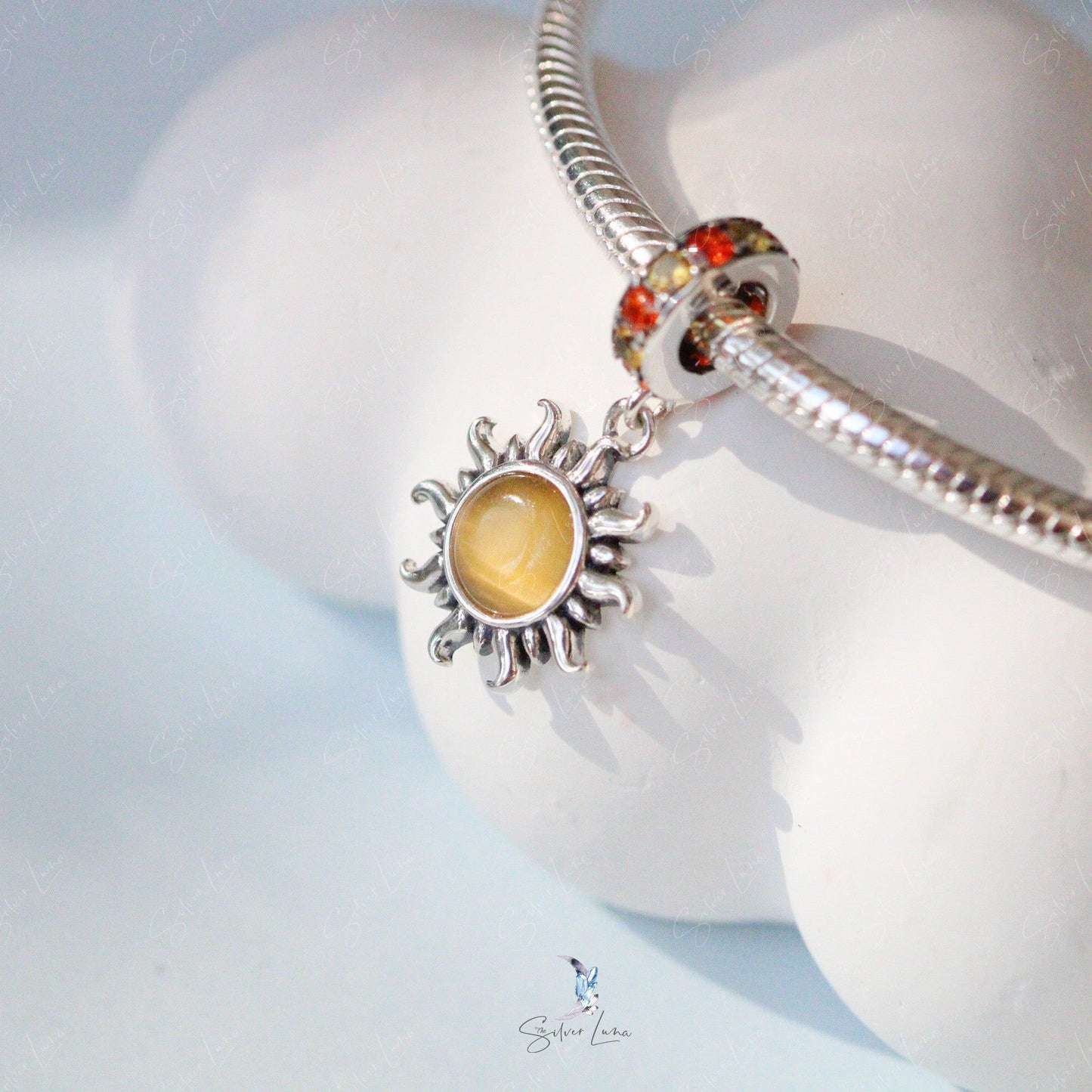sun pendant charm