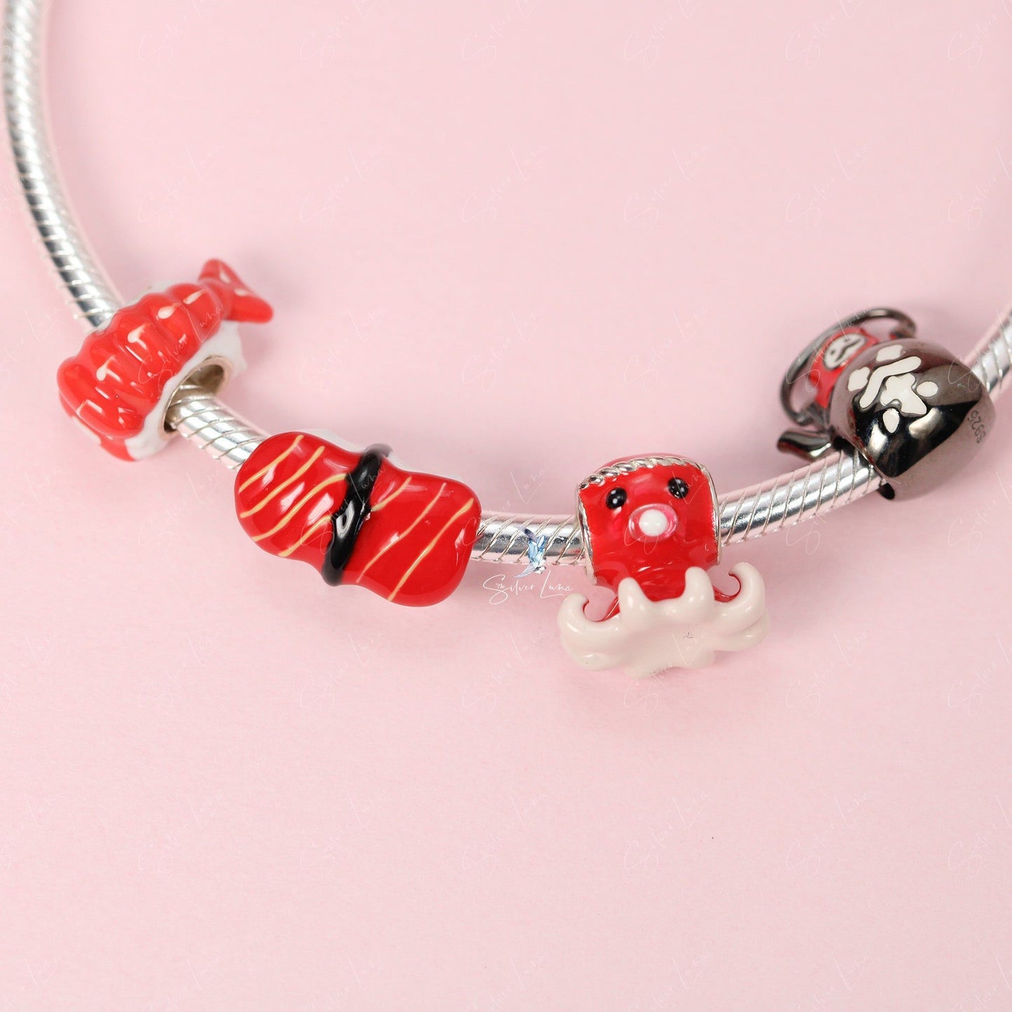 sushi charm for bracelet
