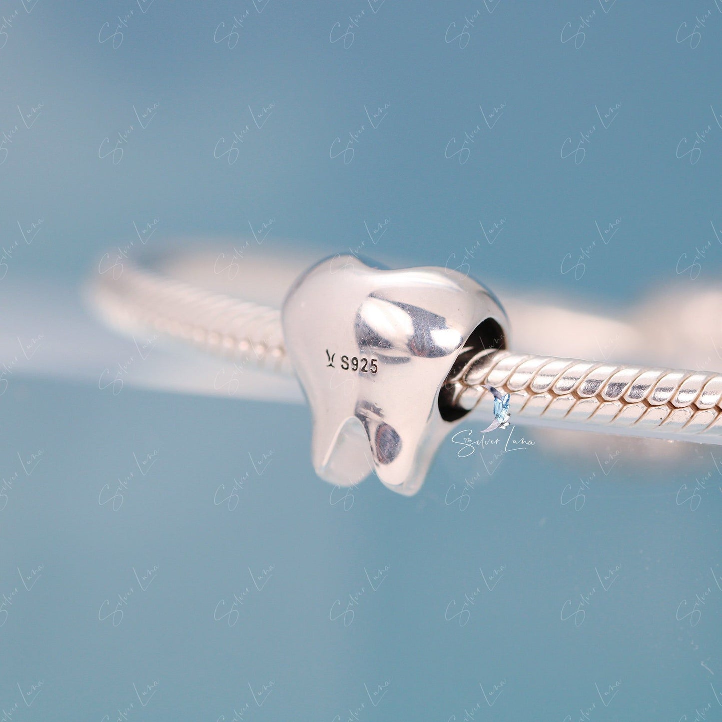 silver tooth charm