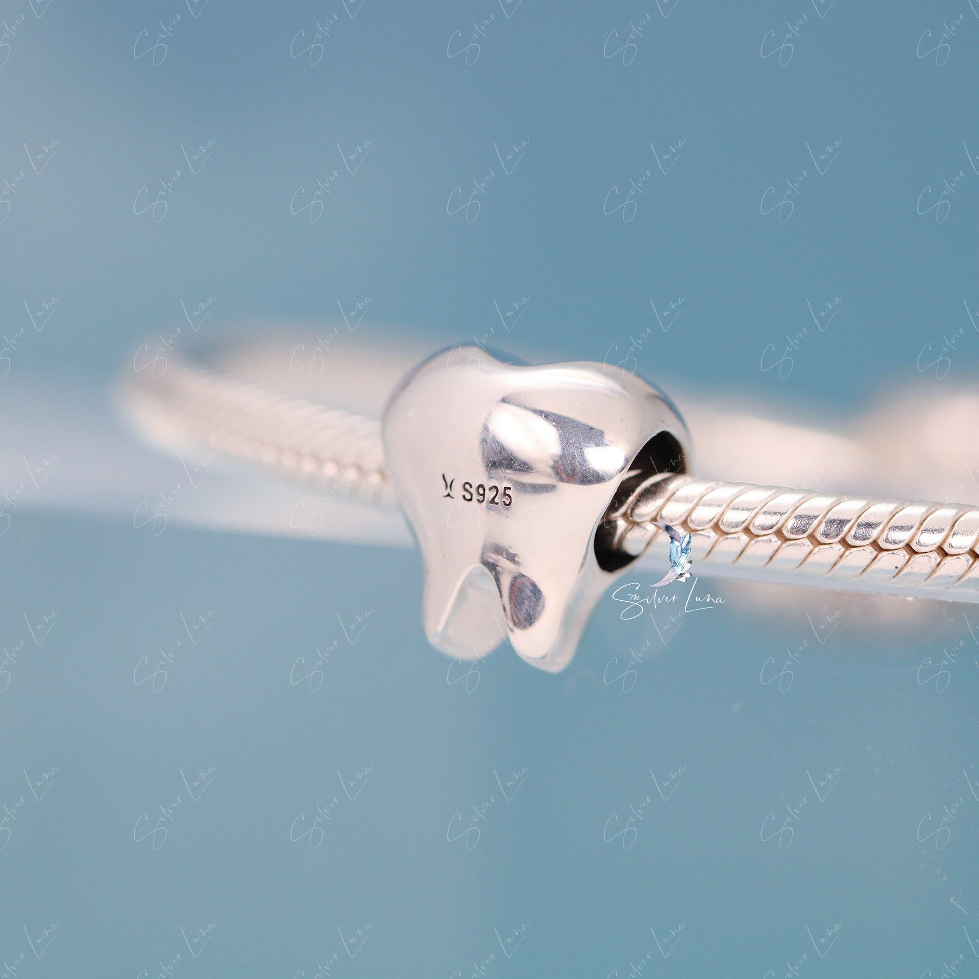 silver tooth charm
