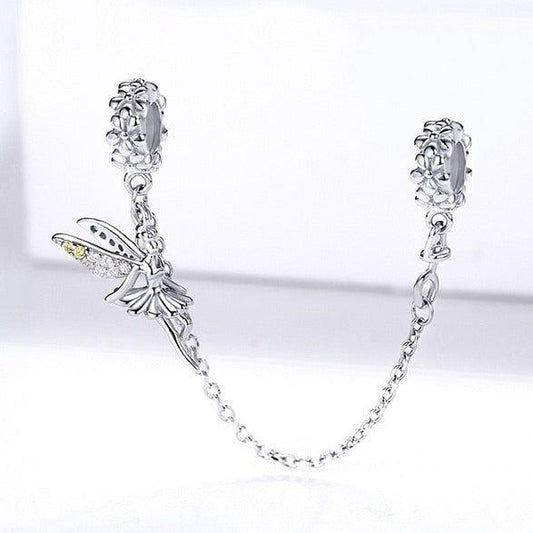 fairy silver safety chain