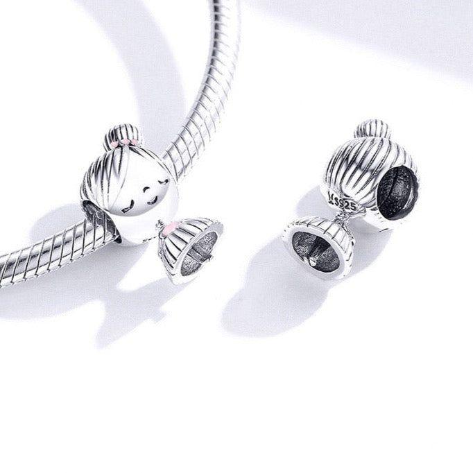 girl charm for bracelet