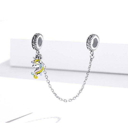 rainbow unicorn safety chain