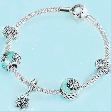 snow angel bead charm