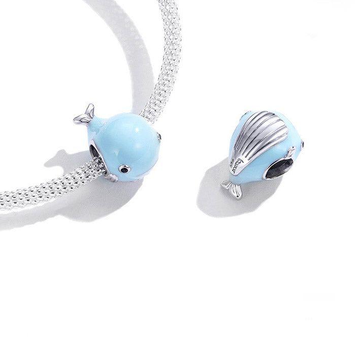 pandora style whale charm