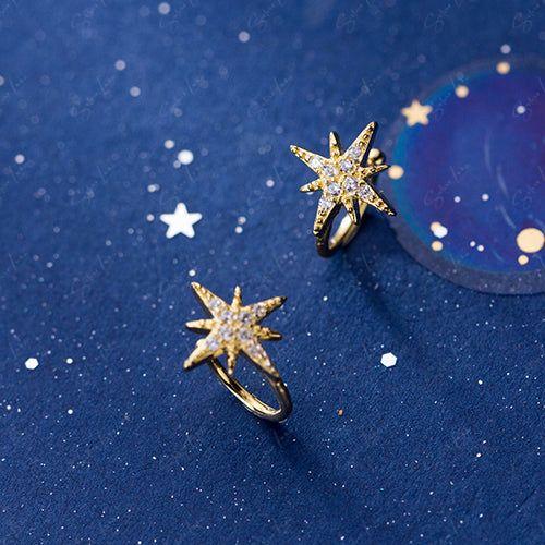 starbursts non piercing ear cuffs