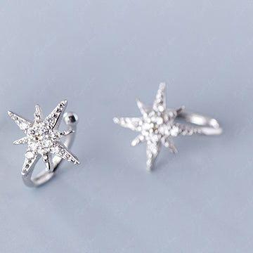 starbursts non piercing ear cuffs