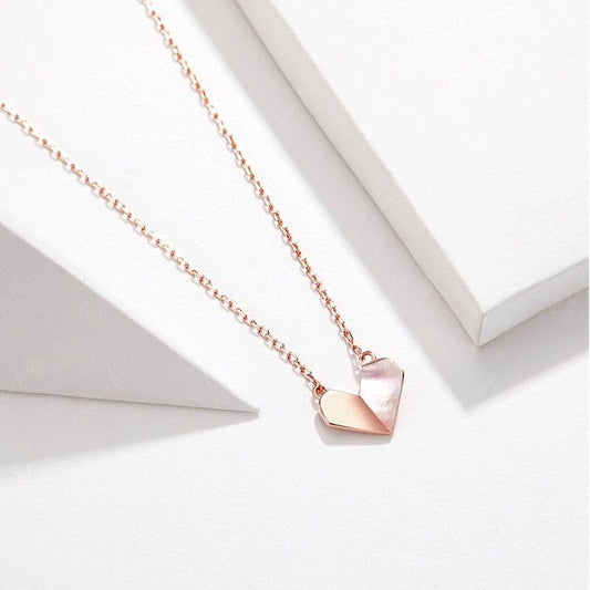 heart sterling silver pendant necklace